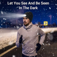 Light Up Flashlight Knitted Beanie Cap