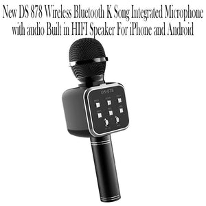 New DS 878 Wireless Bluetooth Microphone with Built-in HIFI Speaker For iPhone and Android