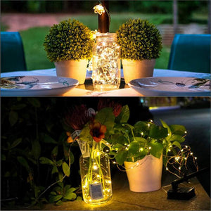 20M 200LEDs Solar String Lights Outdoor Garden Waterproof Lights with Color Options
