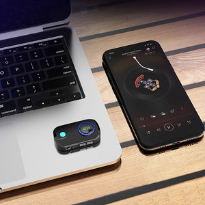 2-in-1 Bluetooth Car Audio Hands-free Call Receiver and Speaker
