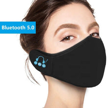 Washable Fabric Musical Bluetooth Face Mask