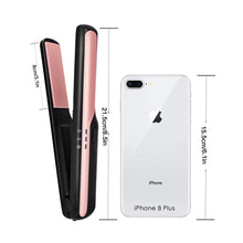 USB Rechargeable Portable Travel Ceramic Hair Straightener