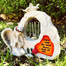 Solar Praying Angel Wind Chime Statue