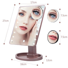 22 LED Light Vanity Mirror 360 Rotating Portable Mirror