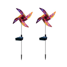 Solar Garden Stake Pinwheel Lights