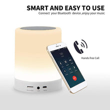 Touch Control LED Night Light with Bluetooth Speaker