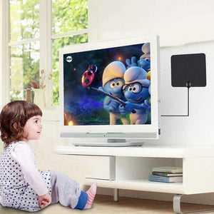 2020 Newest Indoor Amplified Digital TV Antenna 60 Miles Range Signal Booster for 4K Free Local Channels