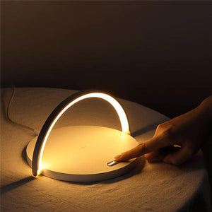 Desk Lamp Night Light Mobile Phone Holder with Wireless Charger