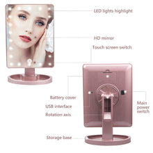 22 LED Light Vanity Mirror 360 Rotating Portable Mirror