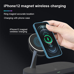 3-in-1 15W Wireless Magnetic Charger