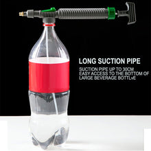 Portable High Pressure Air Pump Manual Sprayer Drinking Bottle Spray Head Nozzle Watering Tool