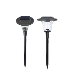 Colored Solar Pathway Garden Lights for Walkway Yard Path
