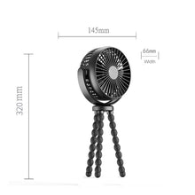 Portable Handheld Mini Stroller Fan with Flexible Tripod