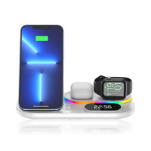 Wireless Fast Charger with Time Display Dock Station