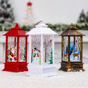 Portable Flame Lantern Light for Home Christmas Ornament