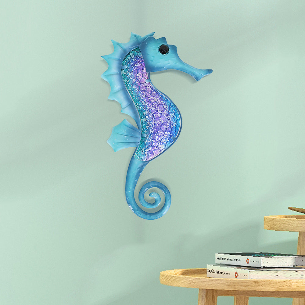 Metal Seahorse Wall Decor