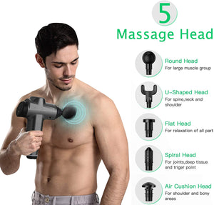 LCD Display Sports Muscle Relaxer Electric Massager