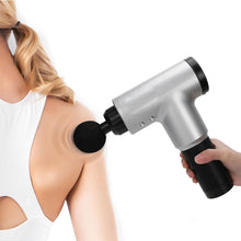 Rechargeable Electric Deep Muscle Tissue Massage Gun with 4 Massage Heads