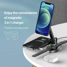 3-in-1 Magnetic Wireless Charger Replacement MagSafe Charger