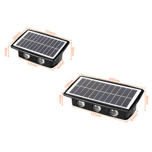 Glow Up and Down Solar Landscape Light