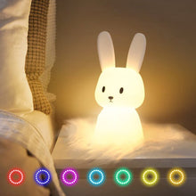 LED Color Changing Cute Bunny Night Light
