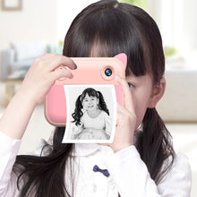 1080P 2.4 inch rechargeable Kids Printing Camera