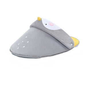 Cartoon Animal Slipper Shape Soft Nest Non-Slip Pet Bed
