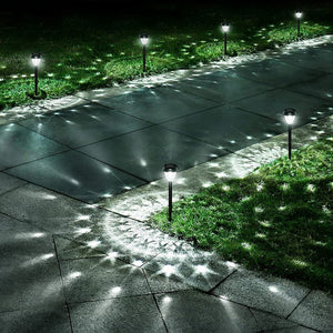Solar Powered Outdoor Pathway Garden Light