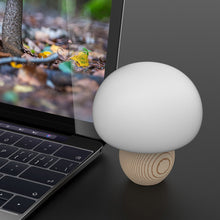 USB Rechargeable Wood Mushroom Night Light
