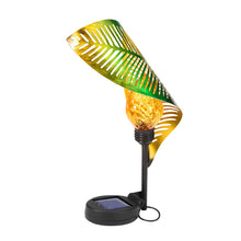 Outdoor Art Metal Leaf Design Solar Light