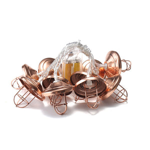 Retro Iron Rose Gold Outdoor LED Light