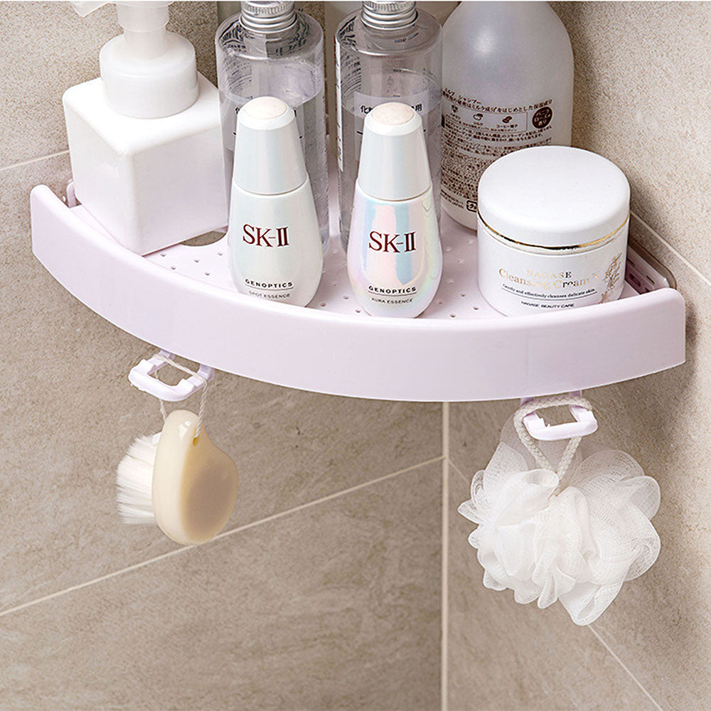 Bathroom Snap Up Corner Shelf