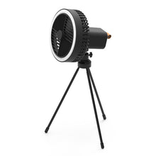 3 Speeds Rechargeable LED Camping Tripod Desk Fan