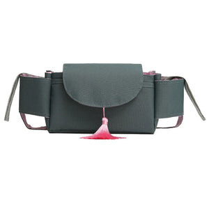 Non-Slip Stroller Organizer With Cup Holders