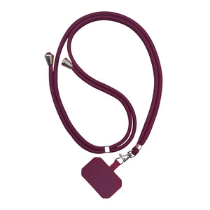 Anti-lost Universal Crossbody Nylon Patch Phone Lanyard
