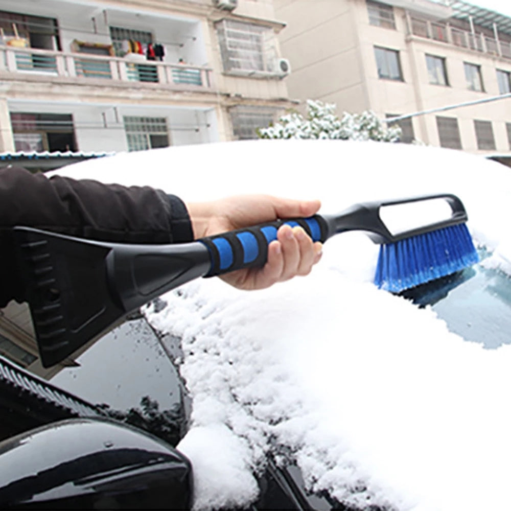 2-in-1 Multi-function Long Handle Car Ice Scraper