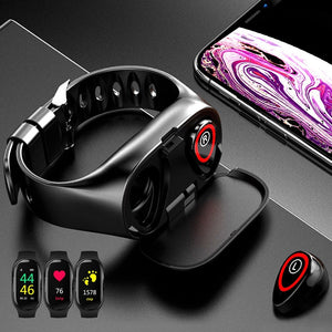 2-in-1 M1 Bluetooth Headset and Fitness Tracker- USB Charging_2