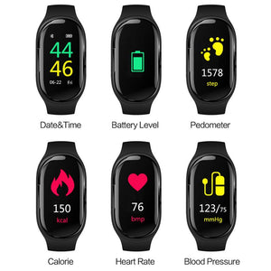 2-in-1 M1 Bluetooth Headset and Fitness Tracker- USB Charging_6