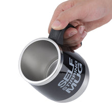 Hot and Cold Battery Operated Magnetic Stainless Steel Self Stirring Mug for Coffee, Tea and Juice_1