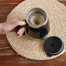 Hot and Cold Battery Operated Magnetic Stainless Steel Self Stirring Mug for Coffee, Tea and Juice_2
