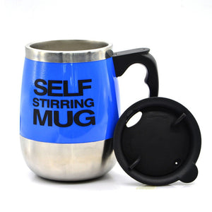 Hot and Cold Battery Operated Magnetic Stainless Steel Self Stirring Mug for Coffee, Tea and Juice_5