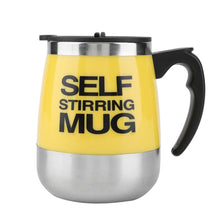 Hot and Cold Battery Operated Magnetic Stainless Steel Self Stirring Mug for Coffee, Tea and Juice_8