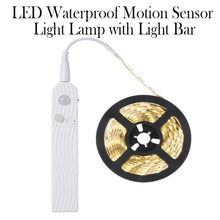 LED Waterproof Motion Sensor Light Dual Power Supply Lamp with Light Bar_4