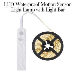 LED Waterproof Motion Sensor Light Dual Power Supply Lamp with Light Bar_4