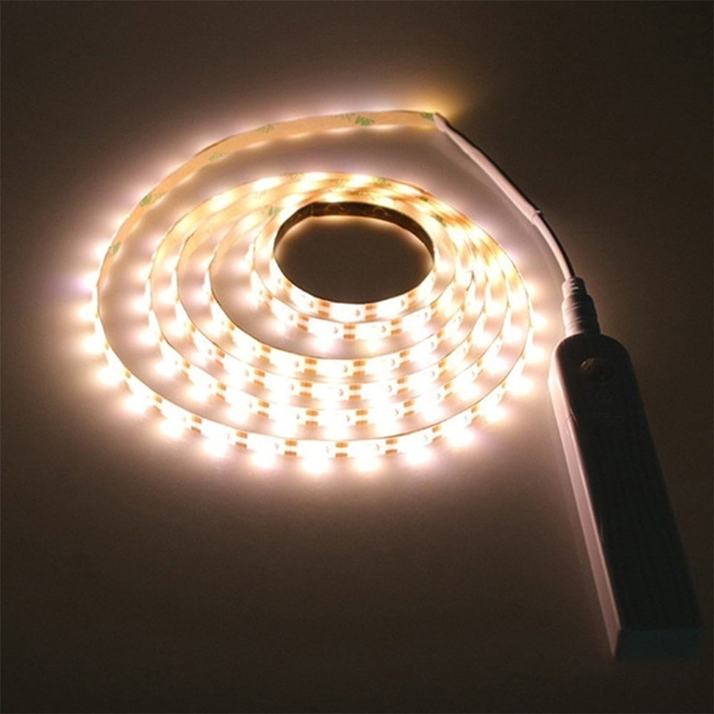 LED Waterproof Motion Sensor Light Dual Power Supply Lamp with Light Bar_5