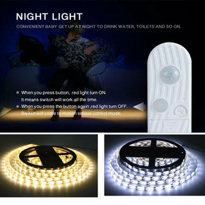 LED Waterproof Motion Sensor Light Dual Power Supply Lamp with Light Bar_7