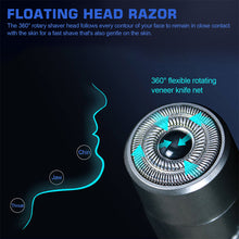 Mini Electric Rotary Shaver Portable Micro-USB Electric Razor for Face and Body Hair_7