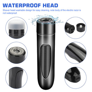 Mini Electric Rotary Shaver Portable Micro-USB Electric Razor for Face and Body Hair_8