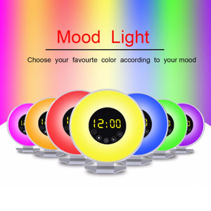 New Touch Wake-up Alarm Clock Touch Sensitive LED Light Simulation Digital Clock_5