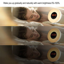 New Touch Wake-up Alarm Clock Touch Sensitive LED Light Simulation Digital Clock_8